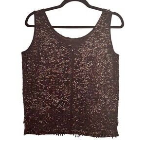 Vintage Showgirl Top Black Small